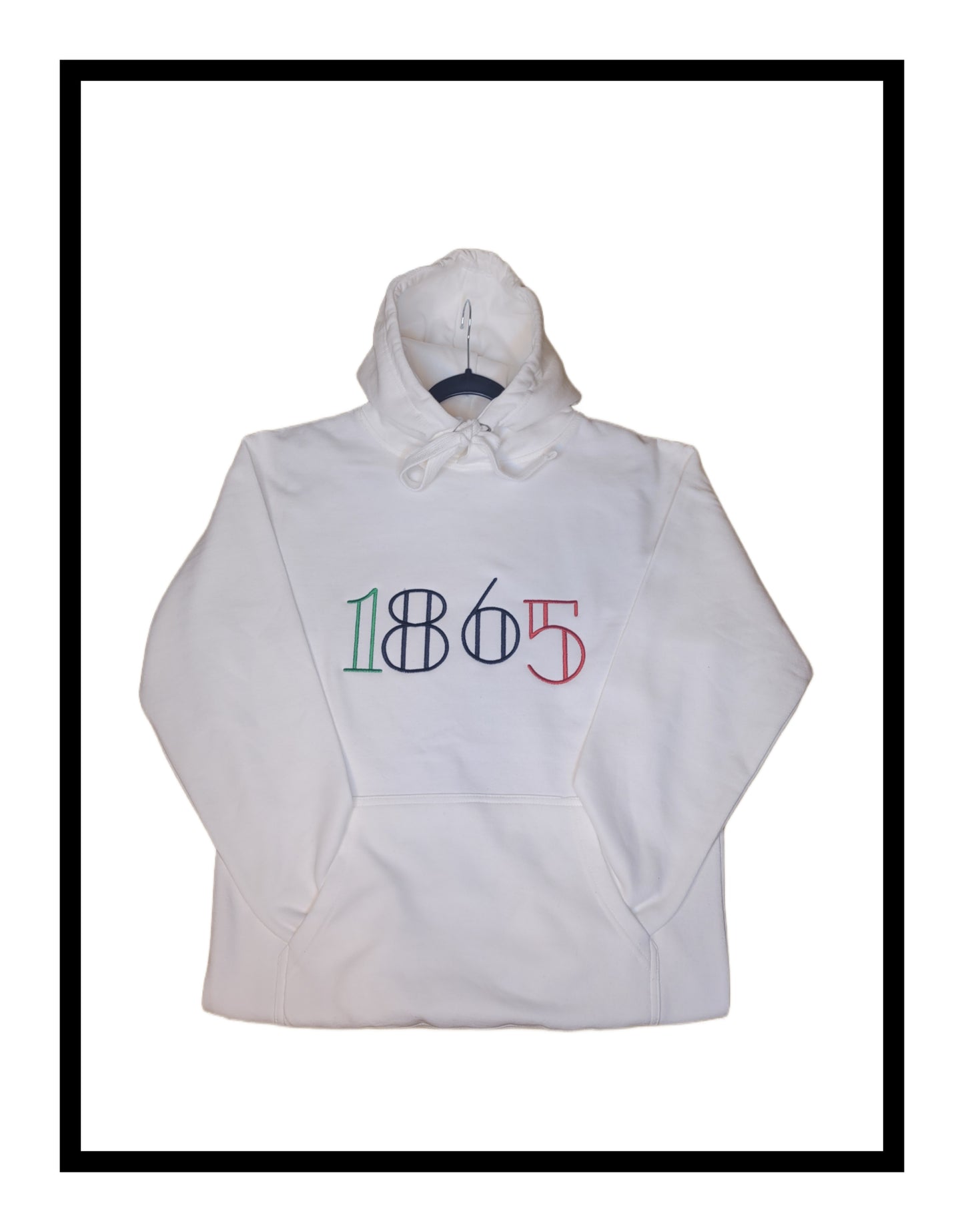 1865 - White Premium Cotton Sweatshirt