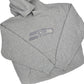 Go Hawks - Embroidered 8.5oz 280gm Midweight Pullover Hoodie (Grey on Grey)
