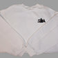 "SEA" White Pullover Cropped Top