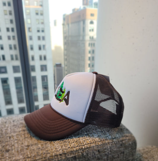 "SEA" Seattle Trucker (Brn/Wht/Brn)