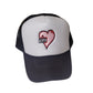 My Heart - Out of Order 5 Panel Foam Trucker (White/Black)