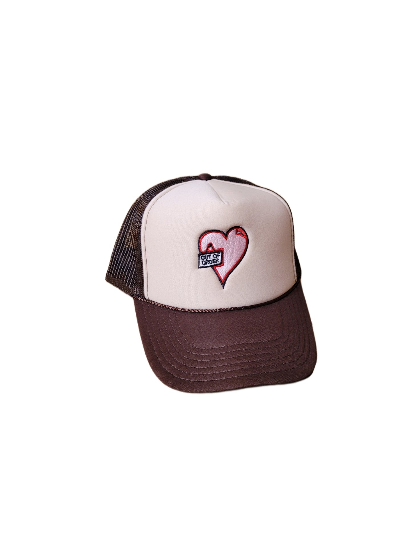 My Heart - Out of Order 5 Panel Foam Trucker (Tan/Brown)