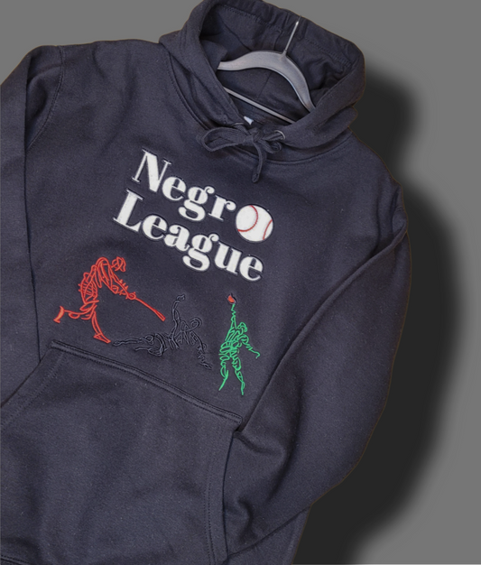Negro League Baseball - Black Premium Cotton Hoodie