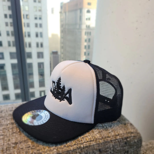 "SEA" Seattle Trucker (Blk/Wht/All Blk)