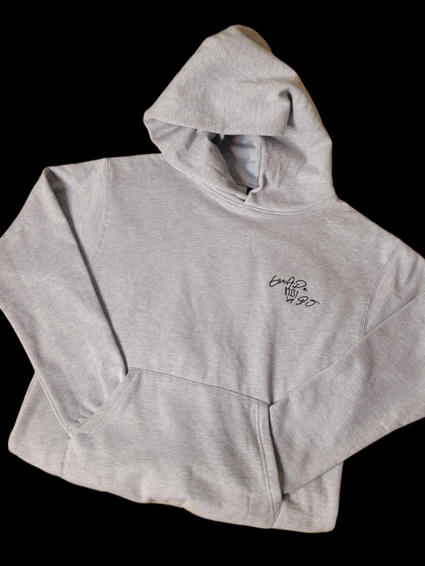My Heart - Out of Order, Heavyweight Boyfriend Hoodie (Grey)