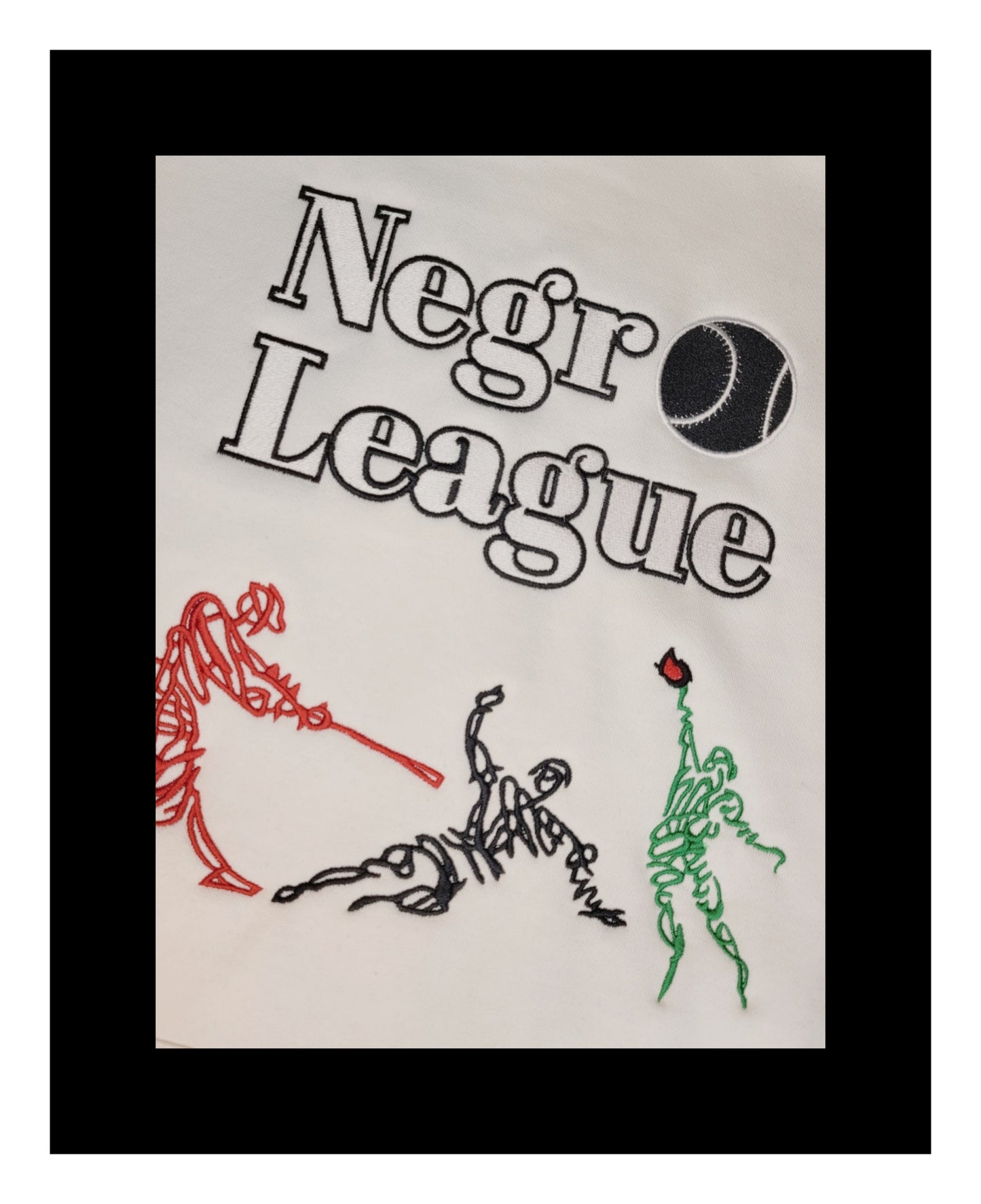 Negro League Baseball - White Premium Cotton Hoodie